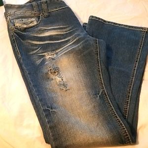 Size 13 destroyed Amethyst jeans